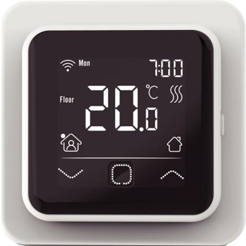 WiFi Klokthermostaat, RAL 9010 (Polar wit)