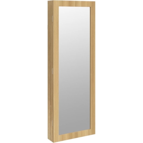 vidaXL-Sieradenkast-met-spiegel-wandgemonteerd-37,5x10x106-cm