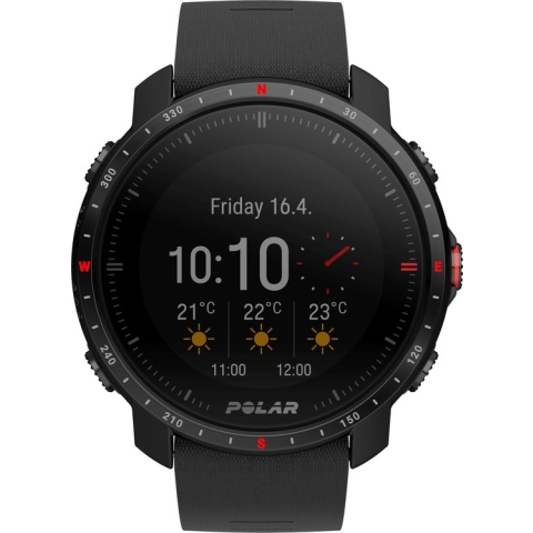 Polar Grit X Pro Premium Outdoor Multisporthorloge  GPS  - Zwart