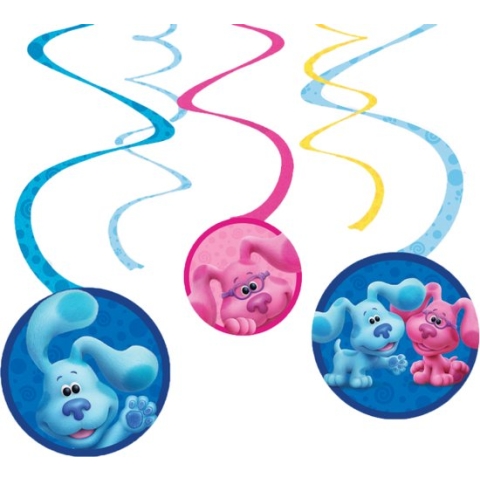 Amscan - Blue's Clues Hangdecoratie (6 stuks)
