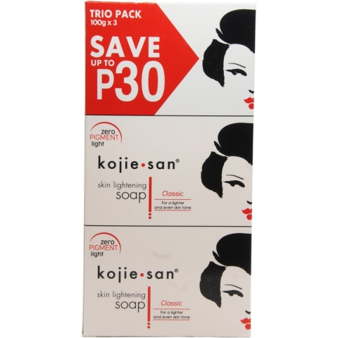 Kojie San skin lightening zeep 3 x 100 gr