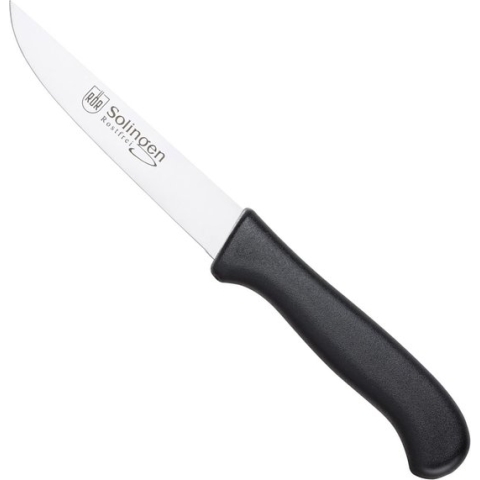 RÖR Solingen Universeelmes - RVS - Lemmet 13 cm - Zwart