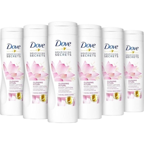 Dove Glowing - 250 ml - Bodylotion - 6 stuks - Voordeelverpakking