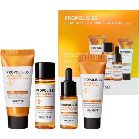 Some By Mi - Propolis Trial Kit (Cleanser, Toner, Serum, Cream)