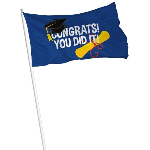 Folat - Flag 90x60cm Congrats!