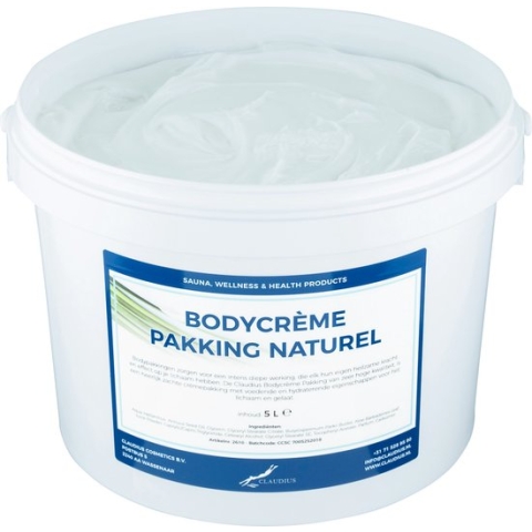 Bodycrème Pakking Naturel 5 liter