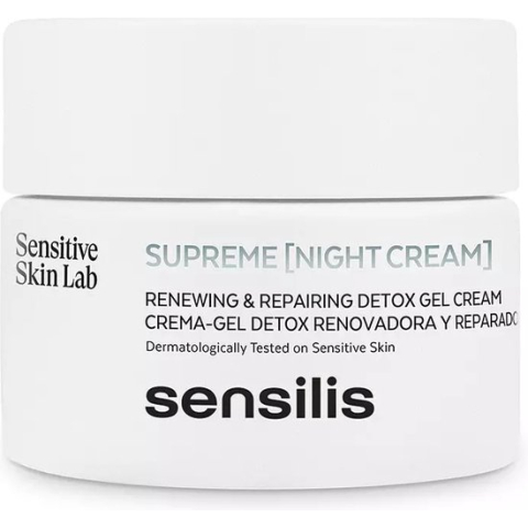 Anti-Rimpel Nachtcrème Sensilis Supreme Real Detox (50 ml)