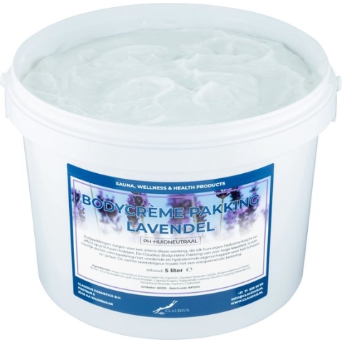 Bodycrème Pakking Lavendel 5 liter
