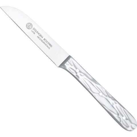 RÖR Solingen Schilmes - Recht - RVS - Lemmet 7.5 cm - Heft Parelmoer