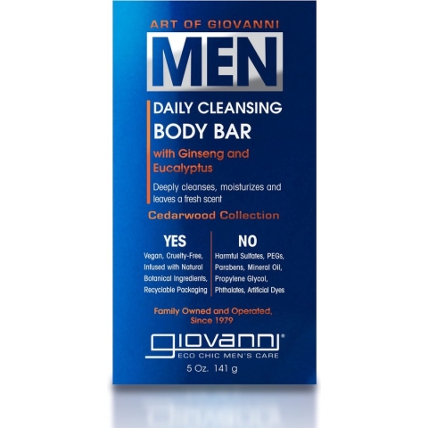 Giovanni Cosmetics - Men's Daily Cleansing Body Bar