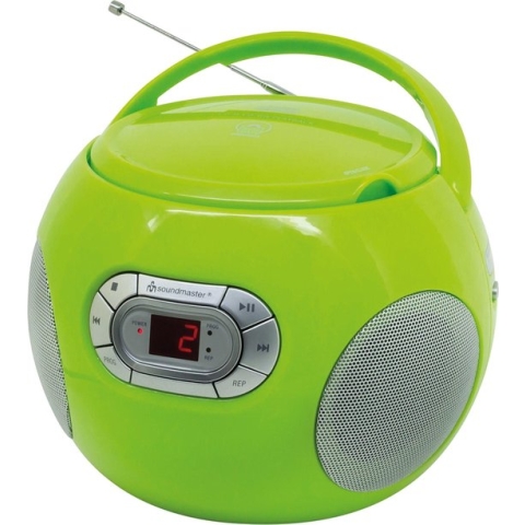 Soundmaster SCD2120GR - Boombox met FM-radio en CD, groen