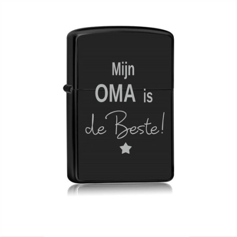 Aansteker Zwart - Mijn Oma Is De Beste