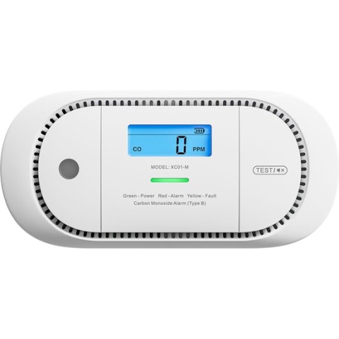 X-Sense XC01 Koolmonoxidemelder - 10 jaar batterij - 10 jaar Figaro® sensor - LCD display - Voldoet aan Europese norm
