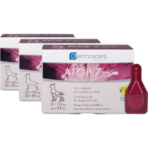 Dermoscent Atop 7 Spot-On - 0 tot 10 kg