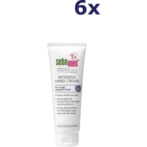 Sebamed Intensieve Handcrème - 6x75ml - Voordeelverpakking