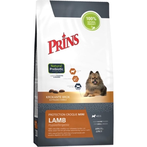 Prins Protection Croque Mini Hypoallergic Lam Hondenvoer 10 kg