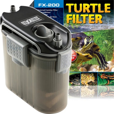Exo Terra - Terrarium - Reptielen - Ex Turtle Filter Fx-200 20,5x13x22cm - 1st