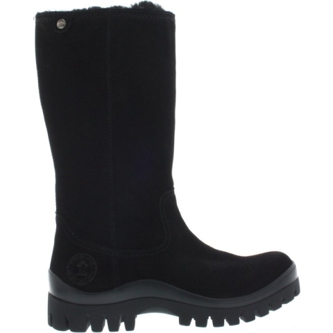 Dames Laarzen Panama Jack Hanoi B1 Velour Black Zwart - Maat 41