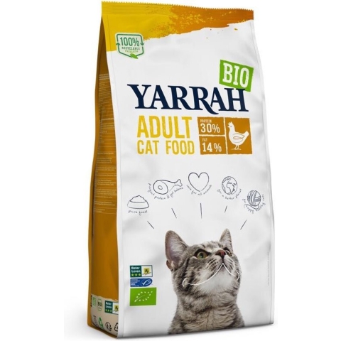 Yarrah Bio Kattenvoer Adult Kip 10 kg