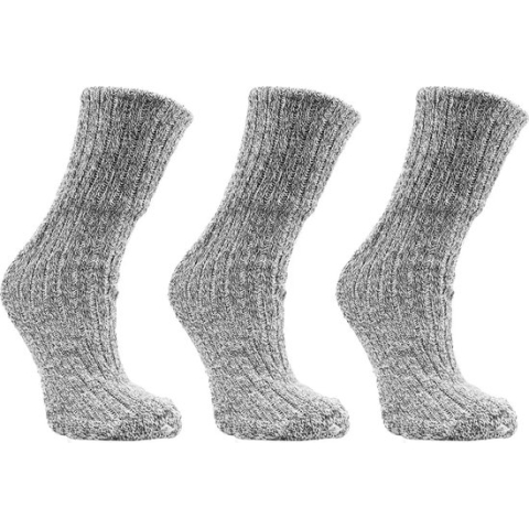Work Noorse sokken | heren sokken | grijs | 3 paar | 39-42