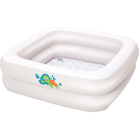 Bestway - Babyzwembad met Opblaasbare Bodem - 86 x 86 x 25 cm