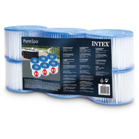 Intex Zwembad Filtercartridge - S1 - 6 stuks