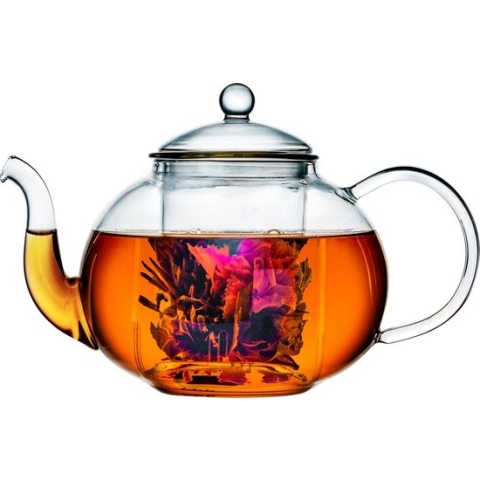 Bredemeijer - Theepot Verona 1,0L enkelwandig glas