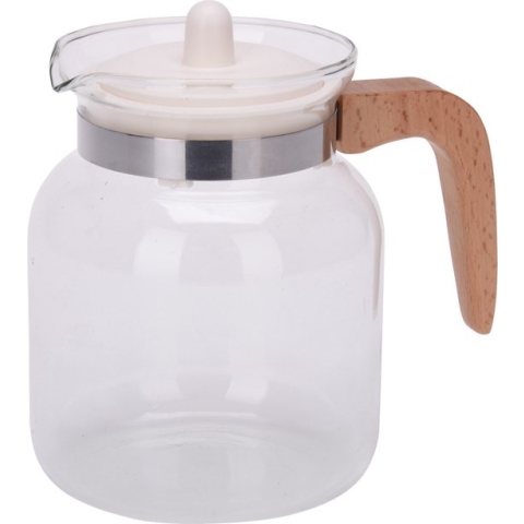 Borosilicaat glazen theepot met infuser / theefilter van 1.5 liter