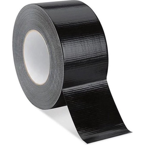 DULA Duct tape - Zwart - 50mm x 50m - 1 Rol Duckttape