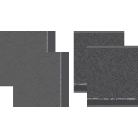 DDDDD Barrier - 2 Theedoeken & 2 Keukendoeken - Anthracite