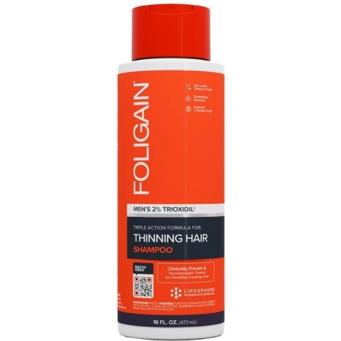 FOLIGAIN – Anti-Haaruitval Shampoo voor Mannen – 473 ml