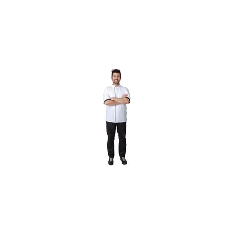 Whites Southside Unisex Koksbuis Korte Mouw Wit - Whites Chefs Clothing B998-S