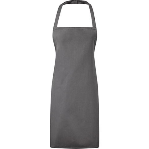 Schort/Tuniek/Werkblouse Unisex One Size Premier Dark Grey 80% Polyester, 20% Katoen