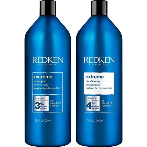 Redken Extreme Shampoo 1000ML + Conditioner 1000ml - Voordeelverpakking