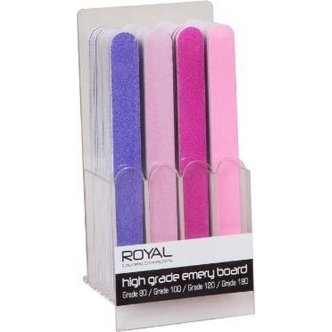 Royal functionality tweezijdige nagelvijl rose of paars.