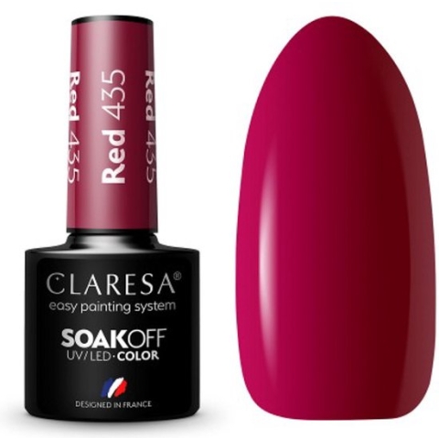 CLARESA Gel Polish RED 435 -5g