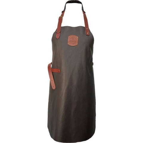 Xapron Luxe leren Schort Bovine - Choco
