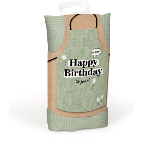Keukenschort Happy birthday