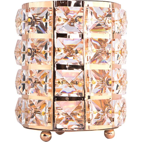 Make-up borstel & penseel houder - goud