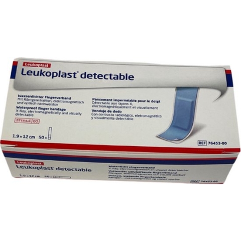 Leukoplast detecteerbaar, blauw, wondpleister, 1,9x12cm, 50 st.