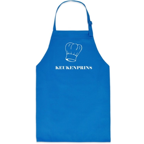 Schort voor kinderen keukenprins blauw