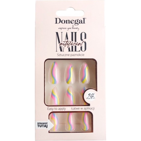 Donegal Decorated Artificial Nails Nepnagels Spring Color 24st. – 3111