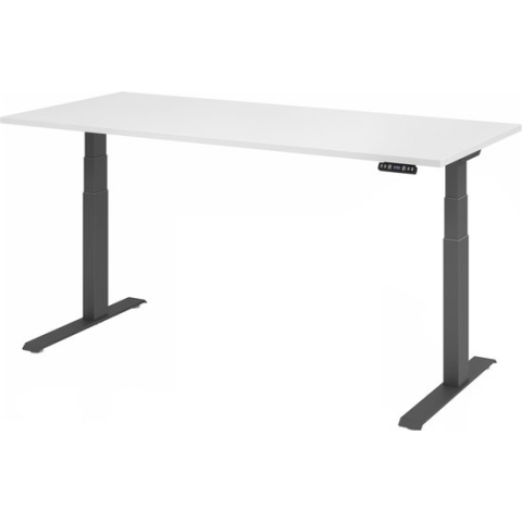 XDKB 19 G | Bureau - Wit 180 x 80 Tafelhoogte I Elektrisch in hoogte verstelbaar