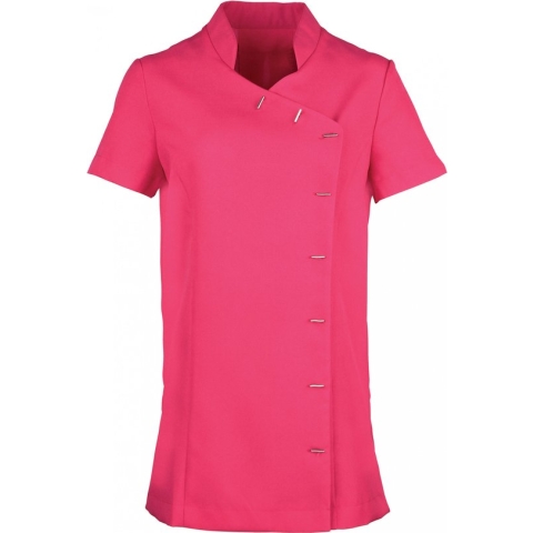 Schort/Tuniek/Werkblouse Dames S (10 UK) Premier Hot Pink 100% Polyester