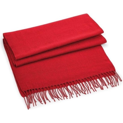 Beechfield - Sjaal - Sjaals - Dames - heren - Winter - Wintersport - Acryl - rood