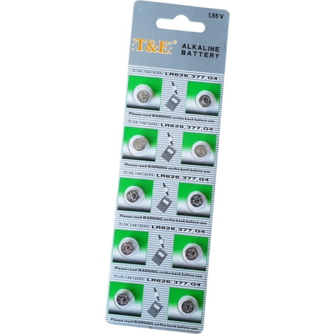 Fako Bijoux® - Horloge Batterijen Op Kaart - 10 Stuks