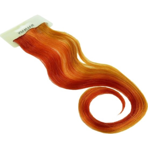 Balmain Double Hair Color Extension 30cm Clip voor echt haar kleur selectie - Flame