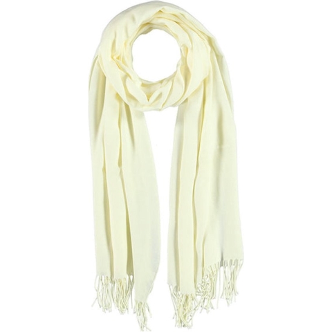 Bijoutheek Pashmina sjaal Off White