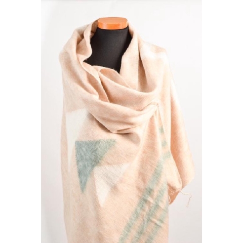 Nepal Aztec sjaal/omslagdoek Sahara Dust