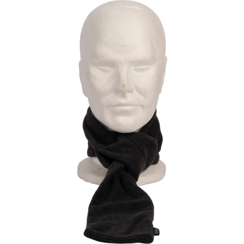 P&T Doorsteek Sjaal - Donkergrijs - Micro Fleece - 85 x 12cm